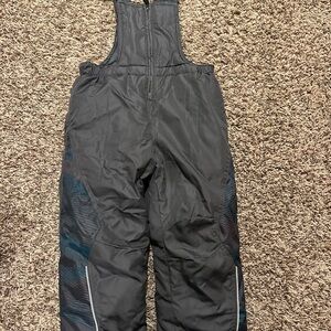 Kids Black Snow Pants